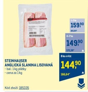 Makro STEINHAUSER ANGLICKÁ SLANINA LISOVANÁ nabídka