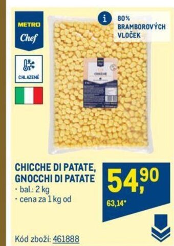Makro CHICCHE DI PATATE, GNOCCHI DI PATATE nabídka