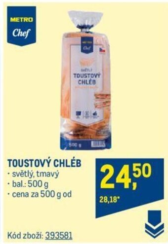 Makro TOUSTOVÝ CHLÉB nabídka