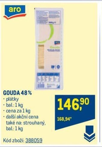 Makro GOUDA 48% nabídka