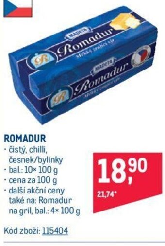 Makro ROMADUR nabídka