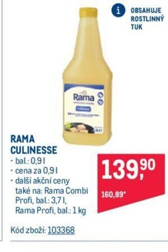 Makro RAMA CULINESSE nabídka