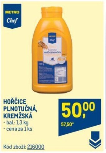 Makro HOŘČICE PLNOTUČNÁ, KREMŽSKÁ nabídka