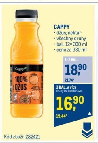 Makro CAPPY nabídka