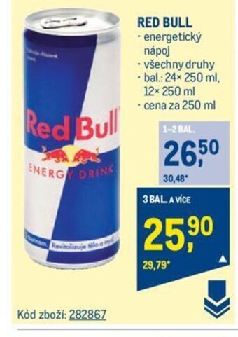 Makro RED BULL nabídka