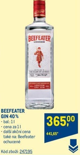 Makro BEEFEATER GIN 40% nabídka