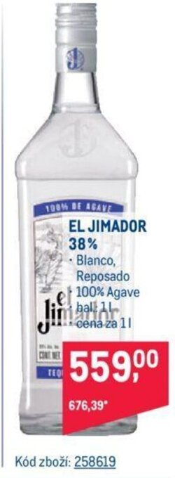 Makro EL JIMADOR 38% nabídka