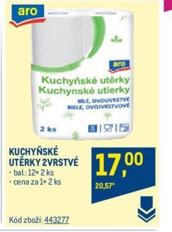 Makro Kuchyňské utěrky 2VRSTVE nabídka
