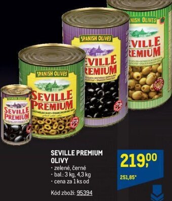 Makro SEVILLE PREMIUM OLIVY nabídka
