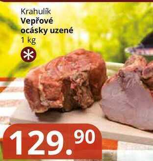 Potraviny CZ Krahulik vepřové ocásky uzené 1 kg nabídka