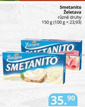 Potraviny CZ Smetanito želetava různé druhy 150 g nabídka