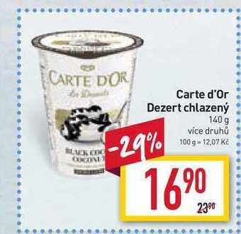Billa Carte d'or dezert chlazený 140 g nabídka