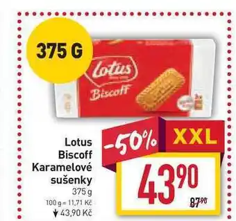 Billa Lotus biscoff lotus karamelové sušenky 375 g nabídka