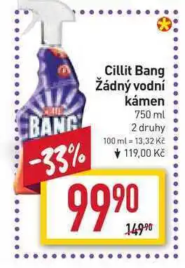 Cillit bang žádný vodní kámen 750 ml