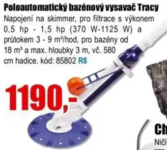 EVA Poloautomatický bazénový vysavač Tracy nabídka