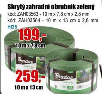 EVA Skrytý zahradní obrubník zelený nabídka