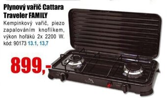 EVA Plynový vařič Cattara Traveler FAMILY nabídka