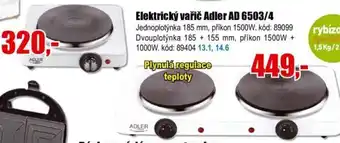 EVA Elektrický vařič Adler AD 6503/4 nabídka