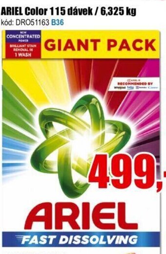 EVA ARIEL Color 115 dávek /6,325 kg nabídka