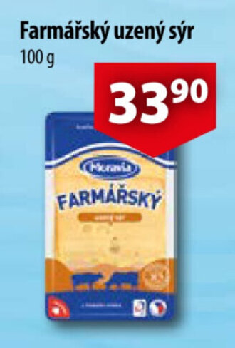 CBA Farmářský uzený sýr nabídka