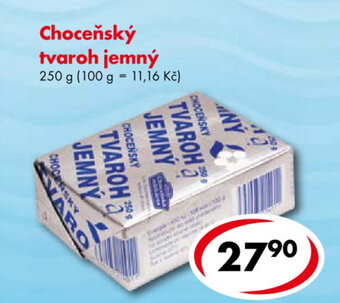 CBA Choceňský tvaroh jemný nabídka