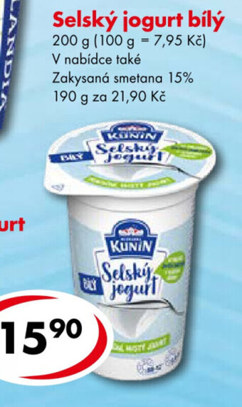CBA Selský jogurt bílý nabídka