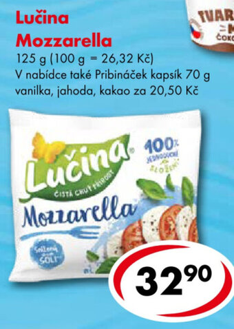 CBA Lučina Mozzarella nabídka