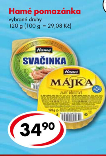 CBA Hamé pomazánka nabídka