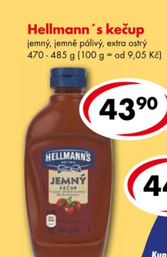 CBA Hellmann's kečup nabídka