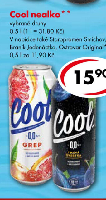 CBA Cool nealko nabídka