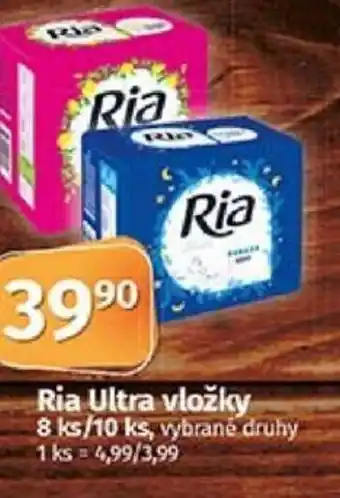 Ria Ultra vložky 8 ks/10 ks