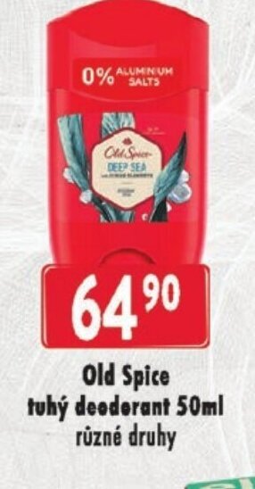 Astur&Qanto Old Spice tuhý deodorant 50ml nabídka