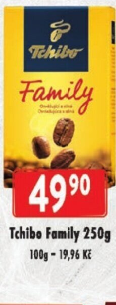 Astur&Qanto Tchibo Family 250g nabídka