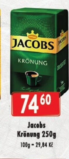 Astur&Qanto Jacobs Krönung 250g nabídka