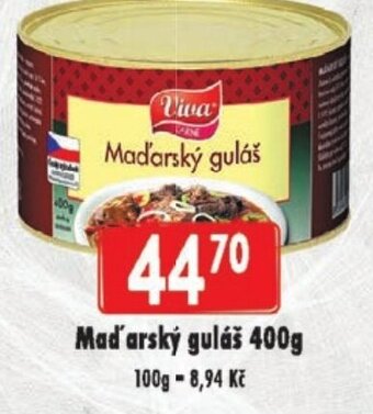 Astur&Qanto Mad'arský guláš 400g nabídka