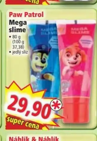 Norma Paw Patrol Mega slime nabídka