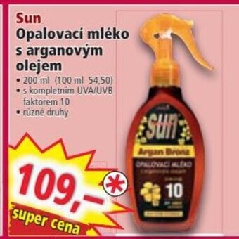 Norma Sun Opalovací mléko nabídka
