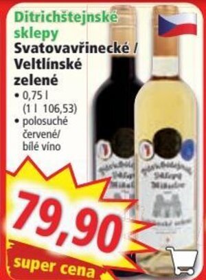 Norma Ditrichštejnské sklepy Svatovavřinecké / nabídka