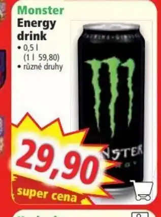 Norma Super cena Monster Energy drink nabídka