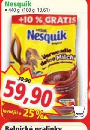 Norma Nesquik nabídka