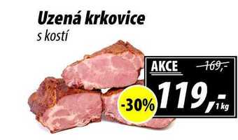 ZEMAN Uzená krkovice s kostí, 1 kg nabídka