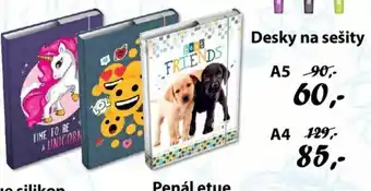 Desky na sešity