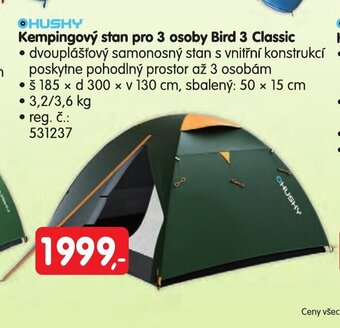 Konzum Kempingový stan pro 3 osoby Bird 3 Classic nabídka