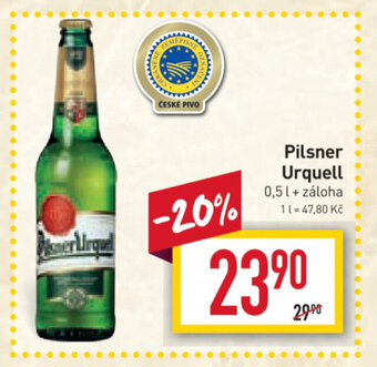 Billa Pilsner Urquell nabídka