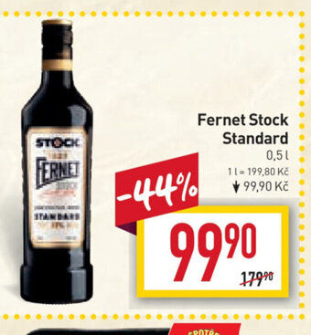 Billa Fernet Stock Standard nabídka