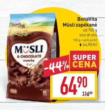Billa BonaVita Müsli zapékané nabídka