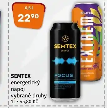 Coop SEMTEX energetický nápoj vybrané druhy 11.45,80 Kč nabídka