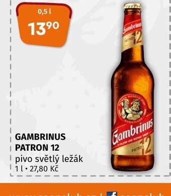 Coop GAMBRINUS | PATRON 12 nabídka