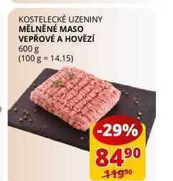 Flop Mělněné maso vepřové a hovězí 600 g nabídka