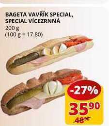 Flop Bageta special vícezrnná 200 g nabídka
